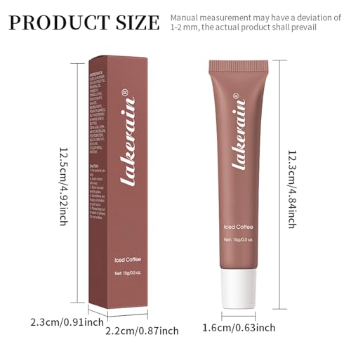 2pcs Summer Lip Balm,Hydrating Nourishing Lip Care Formula Lightweight & Non-Sticky,Moisturize and Lip Care, Gift Box for Women,Tinted Lip Balm 2 Trending Shades (Mint,Iced Coffee)