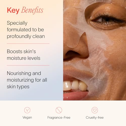 Solawave Hydrating Sheet Mask, Anti Aging Face Mask with Niacinamide, Hydrating Face Mask with Hyaluronic Acid, Moisturizing Face Masks (1 Pack)
