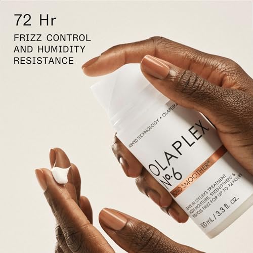 Olaplex N¨¬. 6 Bond Smoother: Leave-In Styling Treatment | Smooths, Conditions, & Strengthens | Frizz Control for Up to 72 Hours | For Coily, Curly, Straight, and Wavy, 100 mL / 3.3 Fl Oz