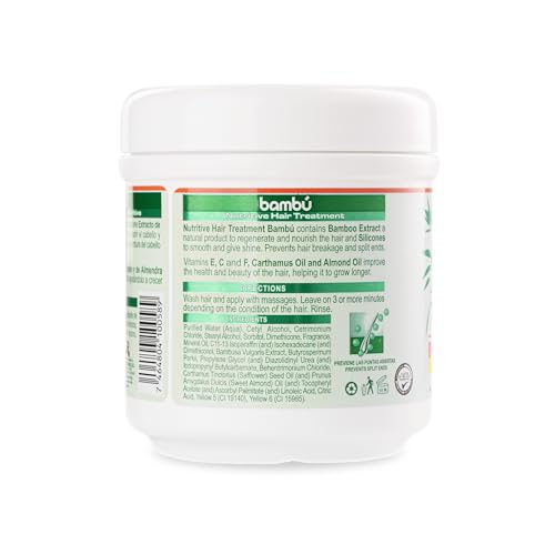Silicon Mix Bamboo Nourishing Hair Treatment 16 ounces ? Deep Conditioning Mask for Strong, Hydrated, and Revitalized Hair, Restores Shine, Softness, and Improves Elasticity