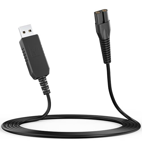 Vancle USB Charger for Wahl 9649, 5FT (1.5M) Cable, Compatible with Wahl Cordless Clipper Model 9649 9649P, Charger Cord Charging