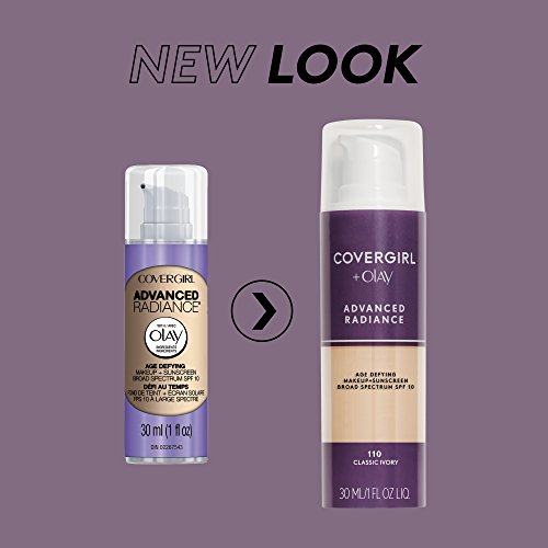 COVERGIRL Advanced Radiance Liquid Makeup, Natural Beige 140, 1.0-Ounce