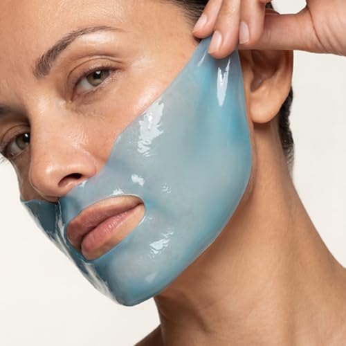 Intensive Calming Hydrogel Face Mask (5 Pack) ? Cooling Comfort for Dry, Tight, Stressed-Looking Skin; Helps Reduce the Appearance of Redness; PDRN (Sodium DNA) + Panthenol