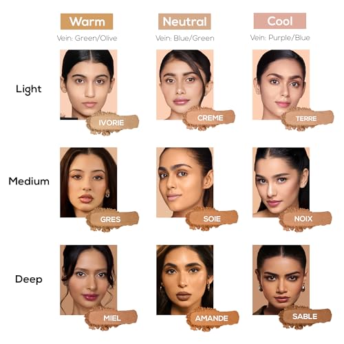 RENEE Pro Hd 3-In-1 Compact-Miel,Works As Compact Powder,Concealer&Foundation For All Skin Types,Spf 20,Matte Finish,High Coverage,Ultralight&Silky Smooth Finish With Vitamin E,C&Aloe Vera,9 Gm,Beige