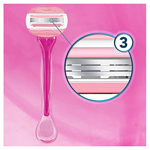 Gillette Venus ComfortGlide White Tea Scented Women's Disposable Razors, 4 Count