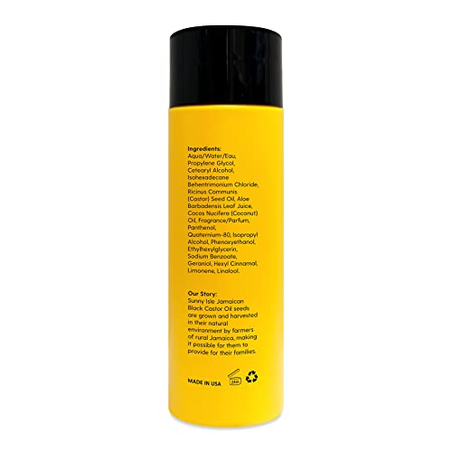 Sunny Isle Kids Care Moisture-Rich Leave-In Detangler - Gentle, Non-Greasy, Jamaican Black Castor Oil - 8 oz