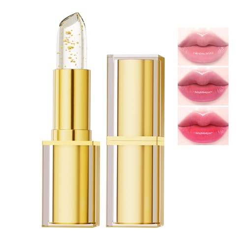 Color Changing Lipstick, PH Lipstick Color Changing, PH Adjusting Lip stick, Clear Lip stick That Changes Color, Long Lasting Moisturizing Tinted Lip Balm, Non-Sticky Formula, Bridesmaid Gifts (1pcs)
