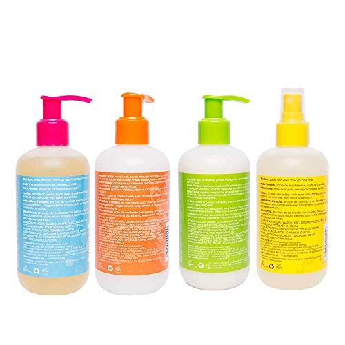 Mixed Chicks Kid's Quad Pack - Shampoo, Conditioner, Leave-in Conditioner, Tangle-Tamer, 8 fl.oz (Pack of 4)
