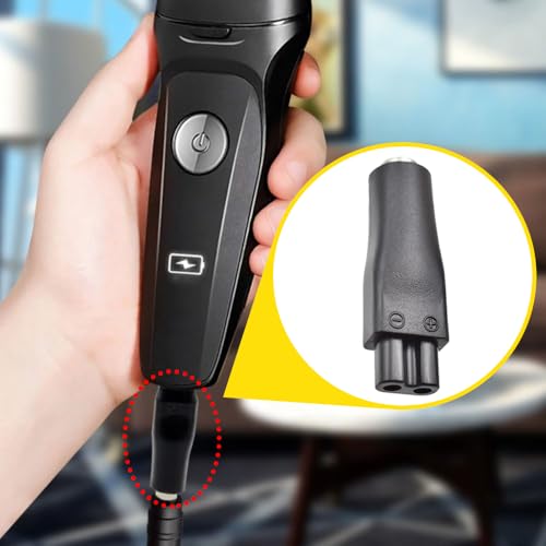 Power Cord 5V Replacement Charger USB Adapter, Hair Trimmer Charger Cable for Electric Clippers, Beard Trimmers, Shavers, Purifiers (2 Cable & 7 Adapter & Bag)