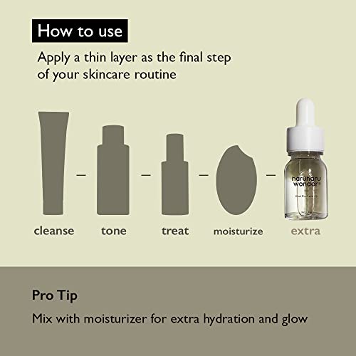 HARUHARU Wonder Black Rice Facial Oil (10ml) | Vegan, Crurelty Free, EWG-Green¡¦