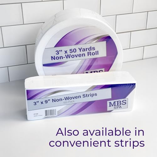 Non-Woven Waxing Roll 3" x 50 Yards for Hair Removal, Lint-Free, Full-Body Wax Roll