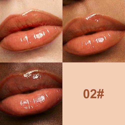 3PCS Lip Combo Set ? Matte Lip Liner Pencil, Hydrating Tint Lipstick & Shine Gloss, Non-Sticky Long-Lasting Plumping Lip Makeup Kit for Women, Volume Sculpt Trio, 02