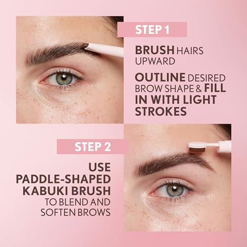 Covergirl Clean Fresh Brow Filler Pomade, 400 Soft Brown, Eyebrow Pencil, Ultra-Precise Tip, Creamy Formula, Highly Pigmented, Soft Matte Finish, Vegan Formula, 0.007oz