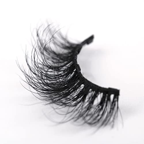Magnetic Eyelashes with Eyeliner Kit (Strong Hold) Jawdropper | Made from Natural Fibres Premium Faux Mink Cruelty-Free with Storage Case