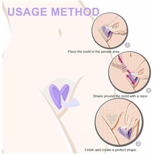 Pubic Hair Trimmer Stencil Bikini Template Pubic Hair Trimmer Bikini Privates Shaving Stencil Private Area Style Shape Tool