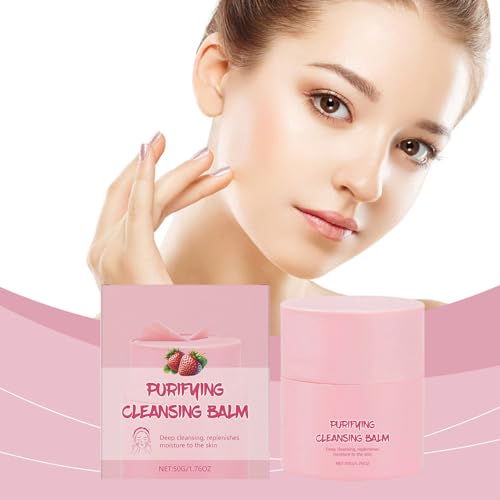 Strawberry Cleansing Makeup Remover, Gentle Makeup Removal, Removes Stubborn Makeup, Easy To Clean Without Greasy, Comfortable And Not Tight Skin. Refreshing Texture Is Easy To Clean.