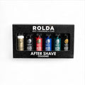 Rolda R Collection Aftershave for Men - 6 Full-Size After Shave Spray Tonic - Soothing Barber Essentials Skin Care with Long-Lasting Masculine Scents (6 ct)