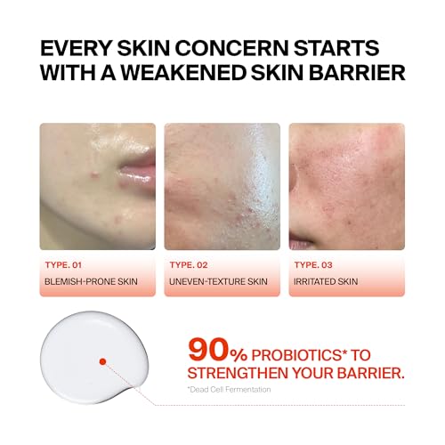 Pixcell Biom 2B/mL Probiotic Essence - Restores Skin Barrier with Bifida, Lactobacillus Ferment Lysate, Korean Probiotic Drops for acne prone skin and sensitive skin (55ml, 1.85 Fl Oz.)