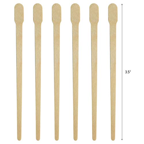 1000pcs Wax Wood Sticks, Waxing Applicators for Hair, Body, Eyebrow and Nose Removal