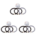 Goody Ouchless Forever Elastics - 3 Count, Winter Solstice Collection - Pain-Free Hair Accessories for Men, Women, Boys & Girls to Style With Ease and Keep Hair Secured
