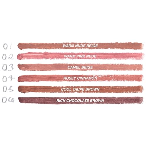 Freck Beauty MAKEOUT CLUB Nude Muse Lip Liner, Non Drying, Smooth Highly Pigmented Retractable Liner, Infused with Jojoba and Hyaluronic Acid, 03 - Camel Beige