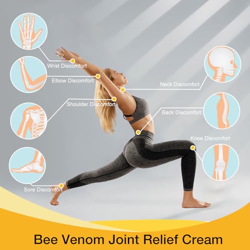 2Pcs Bee Venom Cream, BeeVenomAdvanced Joint Cream, Bee Venom Relief Cream, New BeeVenom Gel, Bee VenomCream for All Parts of the Body