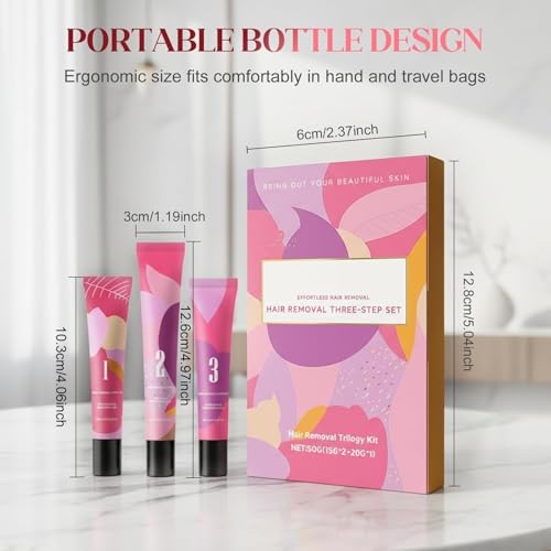 Hair Remover Cream for Face- Trilogy Kit