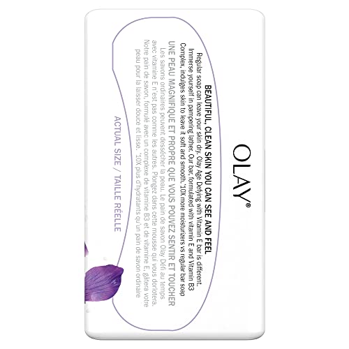 Olay Age Defying Beauty Bar Soap, 4 ct (Pack of 2)