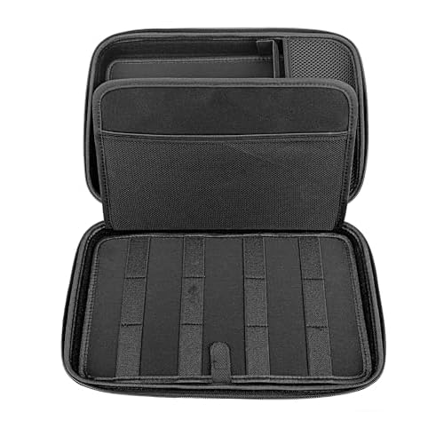 Barber Bags for Hair Clippers and Supplies, Hair Cutting Barber Case Supplies Organizer, Hair Trimmer Organizer for Men Razor Guard Grooming Kits (Case Only)