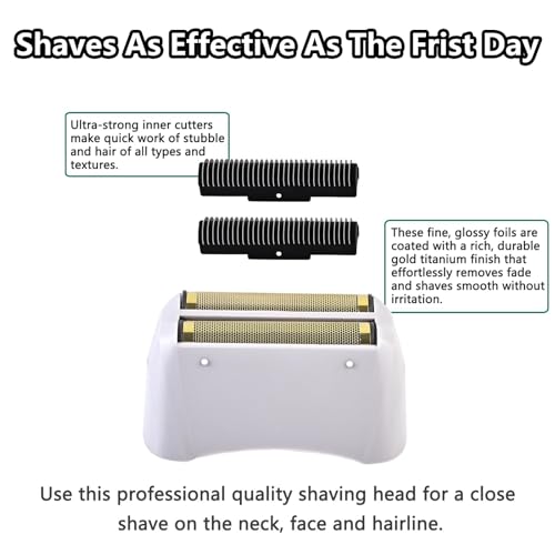 Foil Shaver Replacement Compatible with Foil Shaver Model TS-1 TS-2 17150 17200 17235 Pro, Replaces 17155 17160 17280 Foil And Blades Profoil Lithium Shaver Head Parts