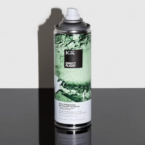 IGK Dry Shampoo Travel Size Variety Set | First Class, Jet Lag, Direct Flight | 3 Pack (2.0 oz each)