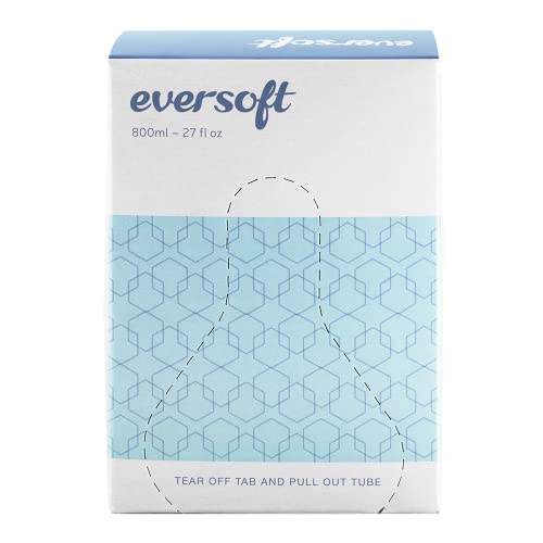 EZbrnd Eversoft General Purpose Lotion Hand Soap Refill, Bag-in-Box, Pack of 12x800ml (27.0 oz), ESO-005T (9128-12)