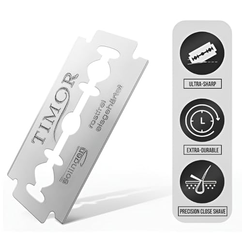 German Solingen Double Edge Razor Blades£¬1 Count Safety Platinum Shave(Pack of 10)