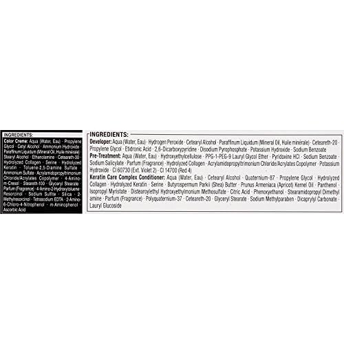 Schwarzkopf Keratin Color Anti-Age Hair Color Cream, 4.7 Bordeaux Red (Packaging May Vary)