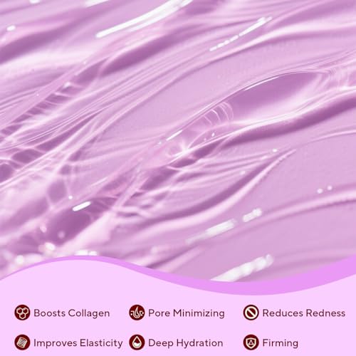 Collagen Face Mask, 4 Pack Bio-Collagen Real Deep Mask Overnight Hydrating Face Mask for All Skin Types,Original Hydrating Collagen Face Mask