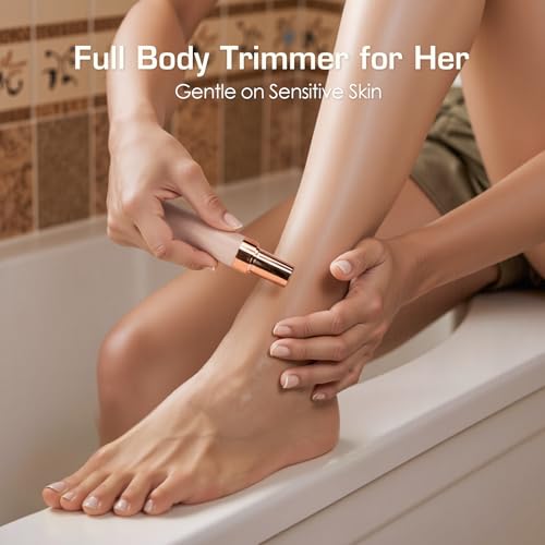 Pro 3.0 Women Face Epilator - PluxyEpil Facial Hair Removal 2026 New Upgrades Rechargeable Painless Electric Tweezers,Lady Shaver for Face/Legs/Bikini,Face Smooth Skin Epilator (Rose Gold)