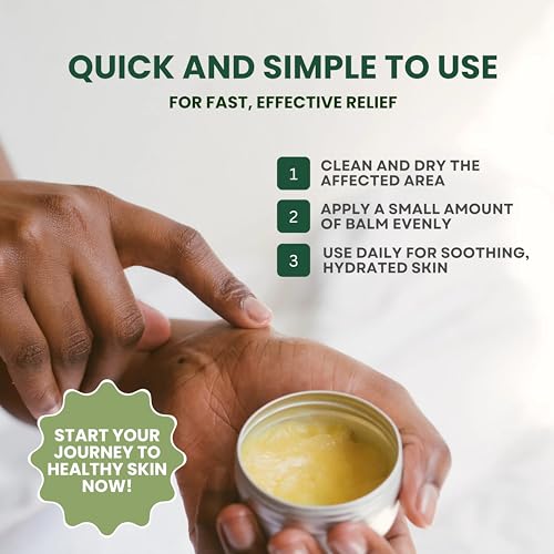 Tea Tree Oil Balm for Skin, Soothes Itching, Rashes & Dry Skin, Antifungal Defense for Athlete¡¯s Foot, Jock Itch, Chafing, Bug Bites & Eczema, Natural, Effective & Safe for All Ages, 2-Pack