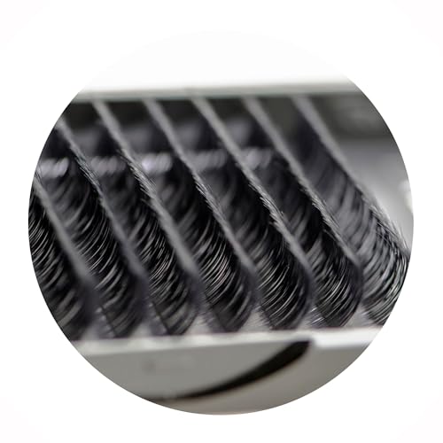 Eyelash Extensions 0.07mm Thickness C Curl Length 11mm Easy Fan Eye Lashes For Lash Extensions(0.07,C,11mm)