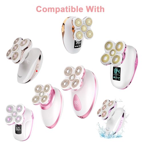 5 Blades Women Shaver Replacement Heads for Head Shaver and Many Brands 5 Blades Replacement Shaver Head Blade 5 Heads Beard Electric Razor Shaver Head