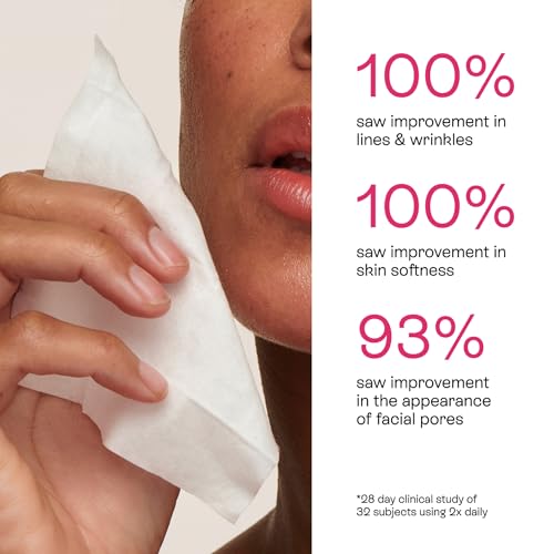 BeautyStat Triple Action One-Step Daily Exfoliating Peel Pad for Uneven Tone, Texture, Fine Lines, Enlarged Pores - Gentle Exfoliator Pad with AHAs, BHAs, Glucosamine to Brighten