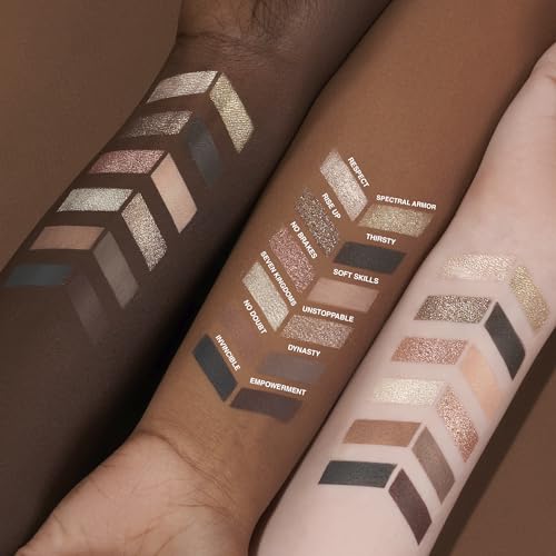 Nude Eyeshadow Palette Her Majesty ? 12 High Pigment, Blendable Shades ? Long-Lasting & Smudge-Proof ? Matte, Satin, Shimmer & Glitter Finishes ? 0.47 oz