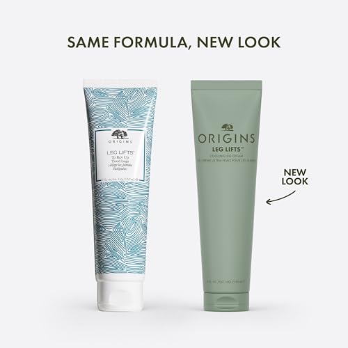 Origins Leg Lifts Body Cream for Legs | Cools & Invigorates Tired Thighs & Calves | With Peppermint, 5 Fl Oz