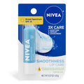 NIVEA Smoothness Lip Care, Sunscreen Lip Balm with SPF 15 Broad Spectrum, Shea Butter, Nourishing Oils and Vitamin C & E, 3-in-1 Moisture, Repair (for Dry Lips) and Sunscreen, 0.17 Oz Stick