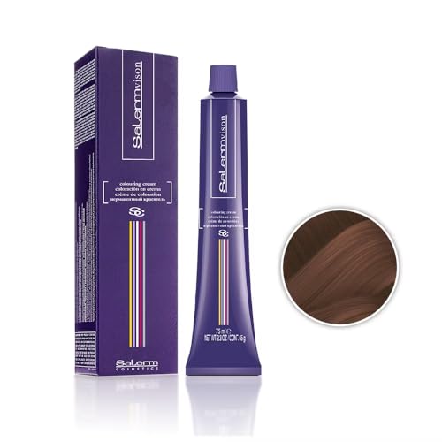 Salermvison Hair Coloring Cream #6.35 Indian Cinnamon, 2.3 Ounce
