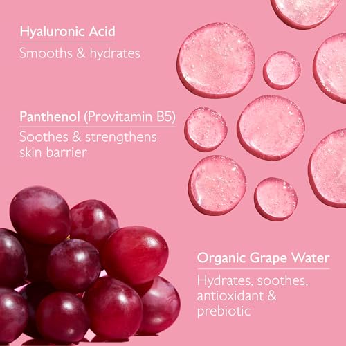 Caudalie VinoHydra Moisturizing Cleansing Gel, Gentle Face Cleanser with Hyaluronic Acid - 150 mL
