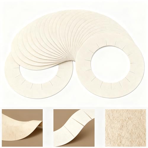 30 Pieces Clean Collars Ring for Wax Warmer, Universal Protective Collars for Wax Pot, Waxing Supplies (30 Pack)