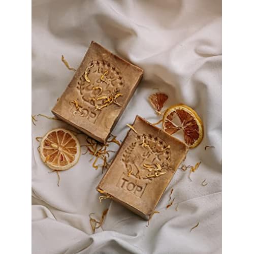 Traditional Ghar Soap 2-Pack | Handmade with Olive and Laurel Oils | Gentle, All-Natural Soap for Face & Body & Hair, Suitable for All Skin Types | 70% Olive Oil & 30% Laurel Oil (2x180g / 2x6.34oz)