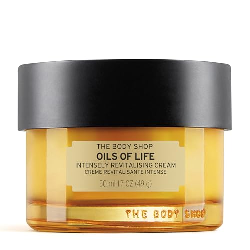 The Body Shop Oils of Life Intensely Revitalizing Cream - Lightweight, Nourishing Cream - Revitalizes Skin - 1.7 Fl Oz