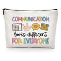 BLUPARK Behavior Analyst Cosmetic Bag ABA Therapist Gift Behavior Analyst Appreciation Gift Behavior Analyst Makeup Zipper Bag Behavior Therapist Gift(Behavior Analyst)