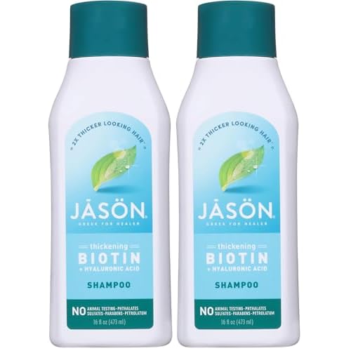 JASON Restorative Biotin Shampoo, 16 oz (Pack of 2)
